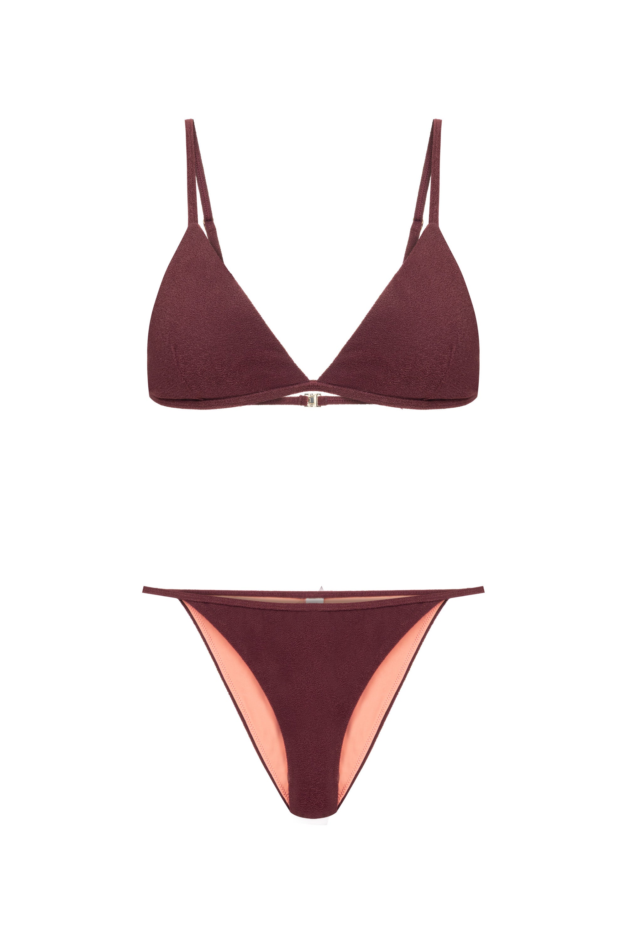 Manon Terry Textured Brown Bikini