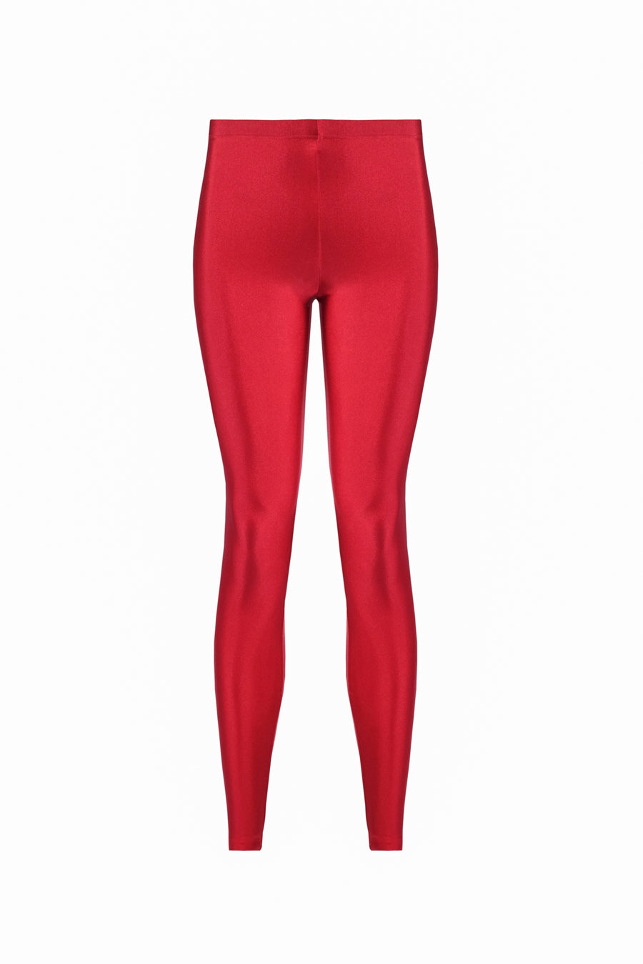 Alexandra Red Shiny Leggings