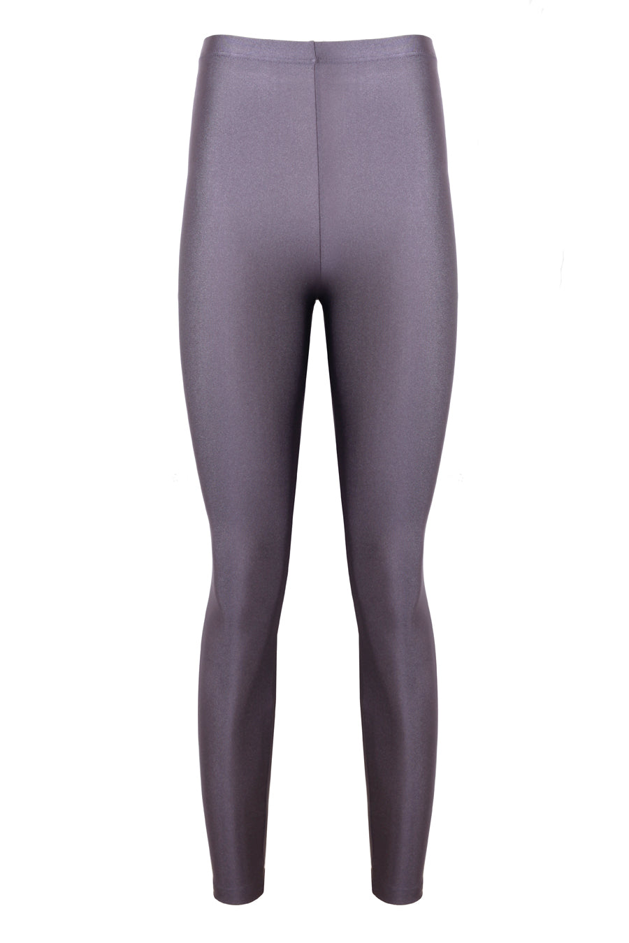 Alexandra Violet Grey Shiny Leggings