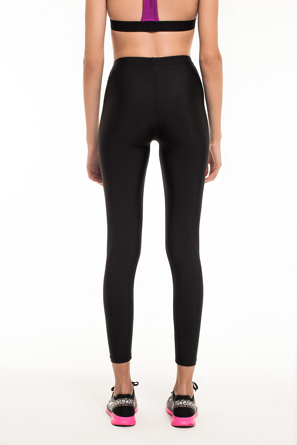 Alexandra Black Shiny Leggings
