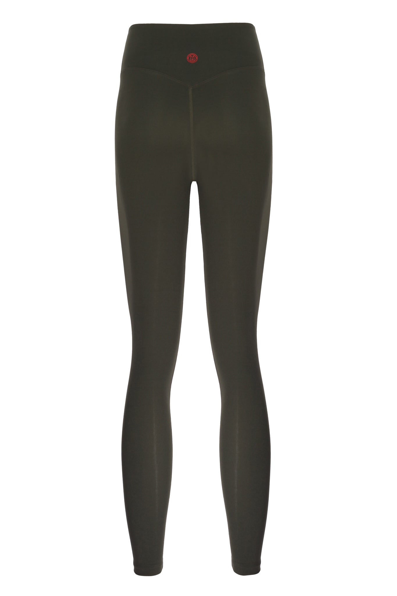 High Waist Basic Military Green Shaper Matt Leggings