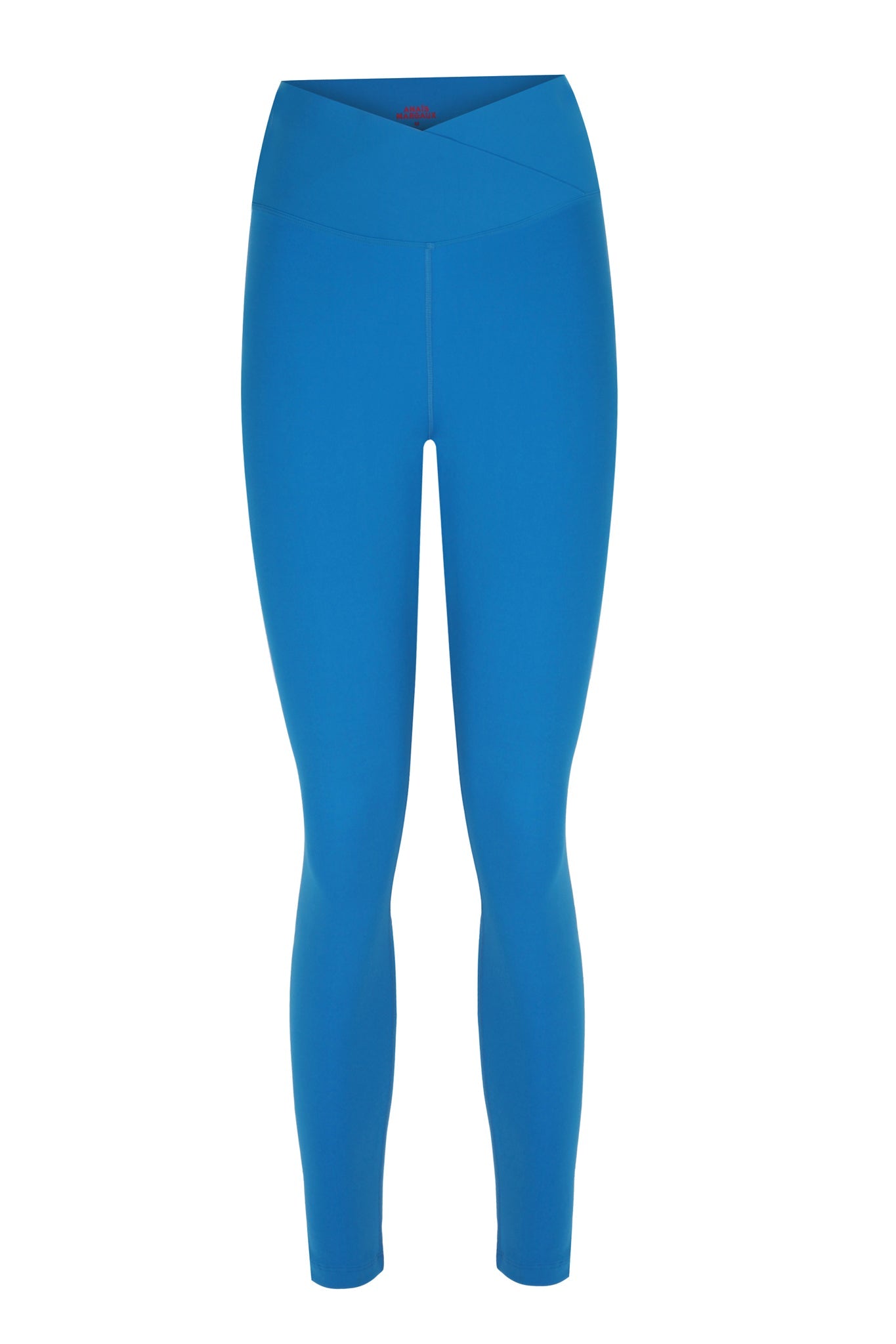 Cross Waist Saxe blue Shaper Matt Leggings