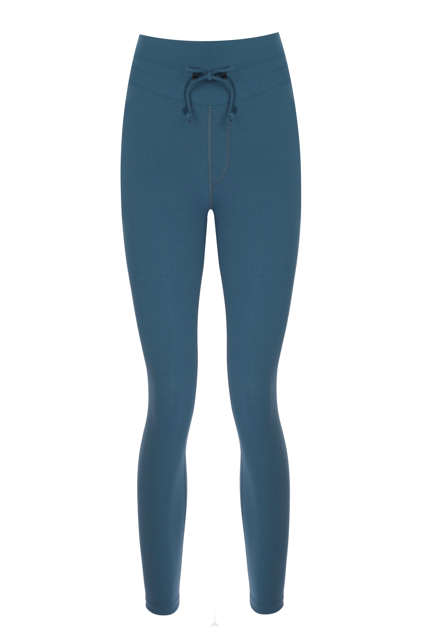 Waistband with Drawcords İndigo Blue Shaper Matt Leggings