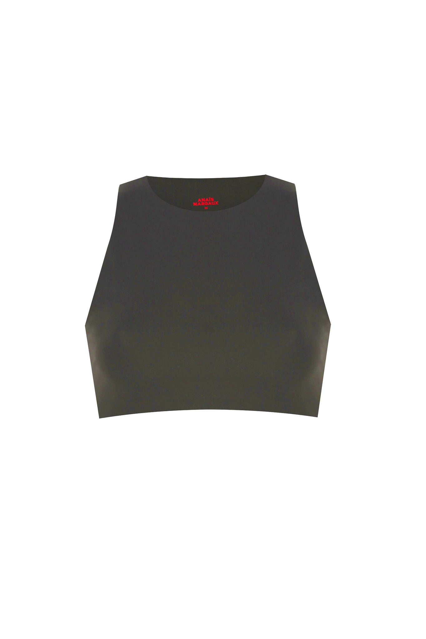 High Neck Military Green Sports Bra
