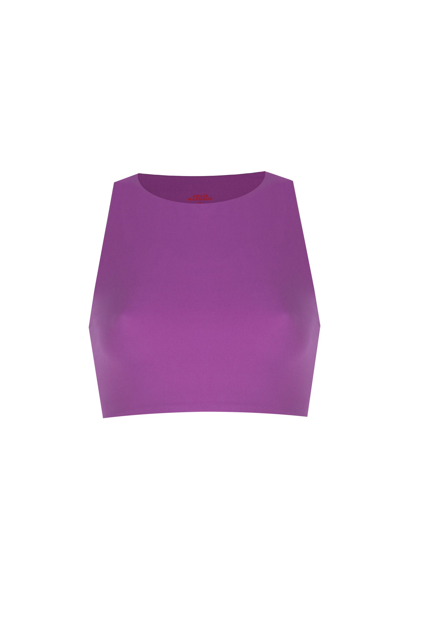 High Neck Purple Sports Bra